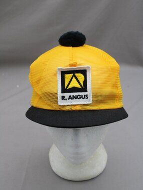 All Mesh Trucker Hat - R Angus big Patch by K Brand - Adult Snapback